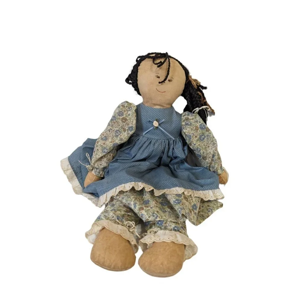 Vintage Handmade Cloth Doll 21